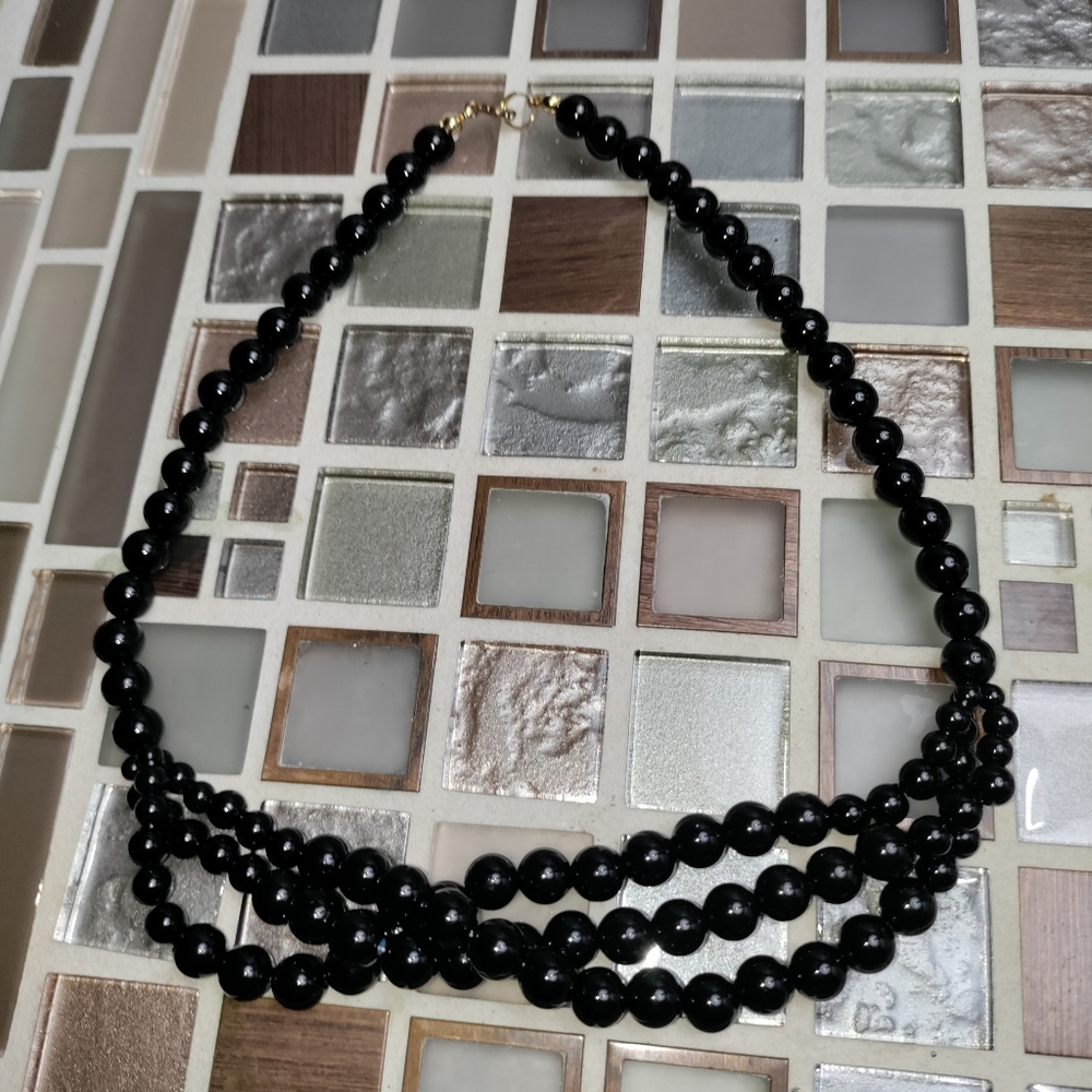 Vintage Mourners necklace